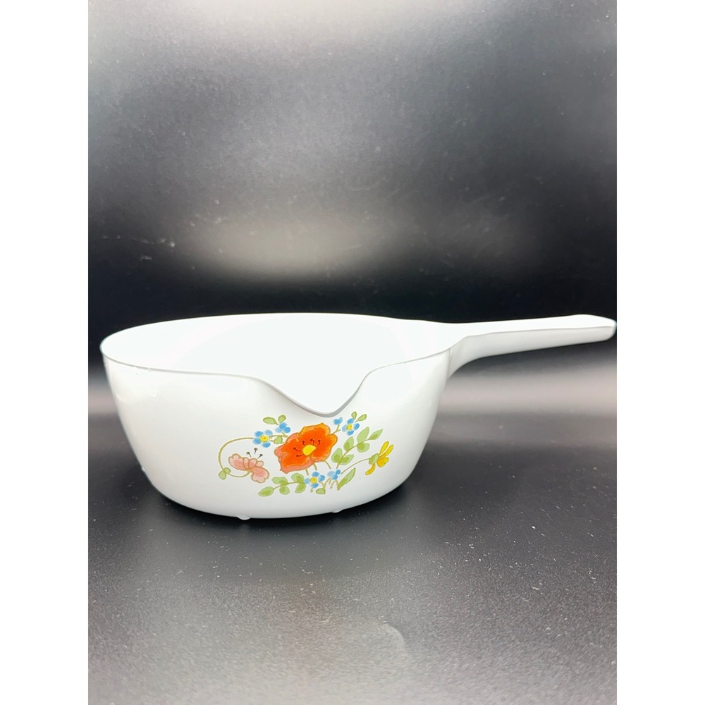 Corning Ware P-89-B Poppy Fireside 2.5 Cup Saucepan Pour Spout Vintage USA